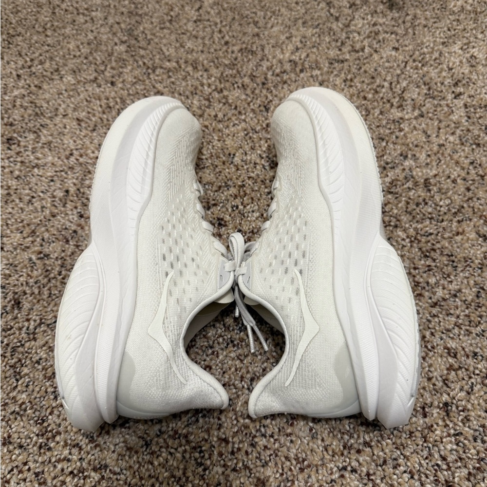 Hoka One One Mach 6 White Running Shoes Sneaker 7.5B EUC - Picture 5 of 8